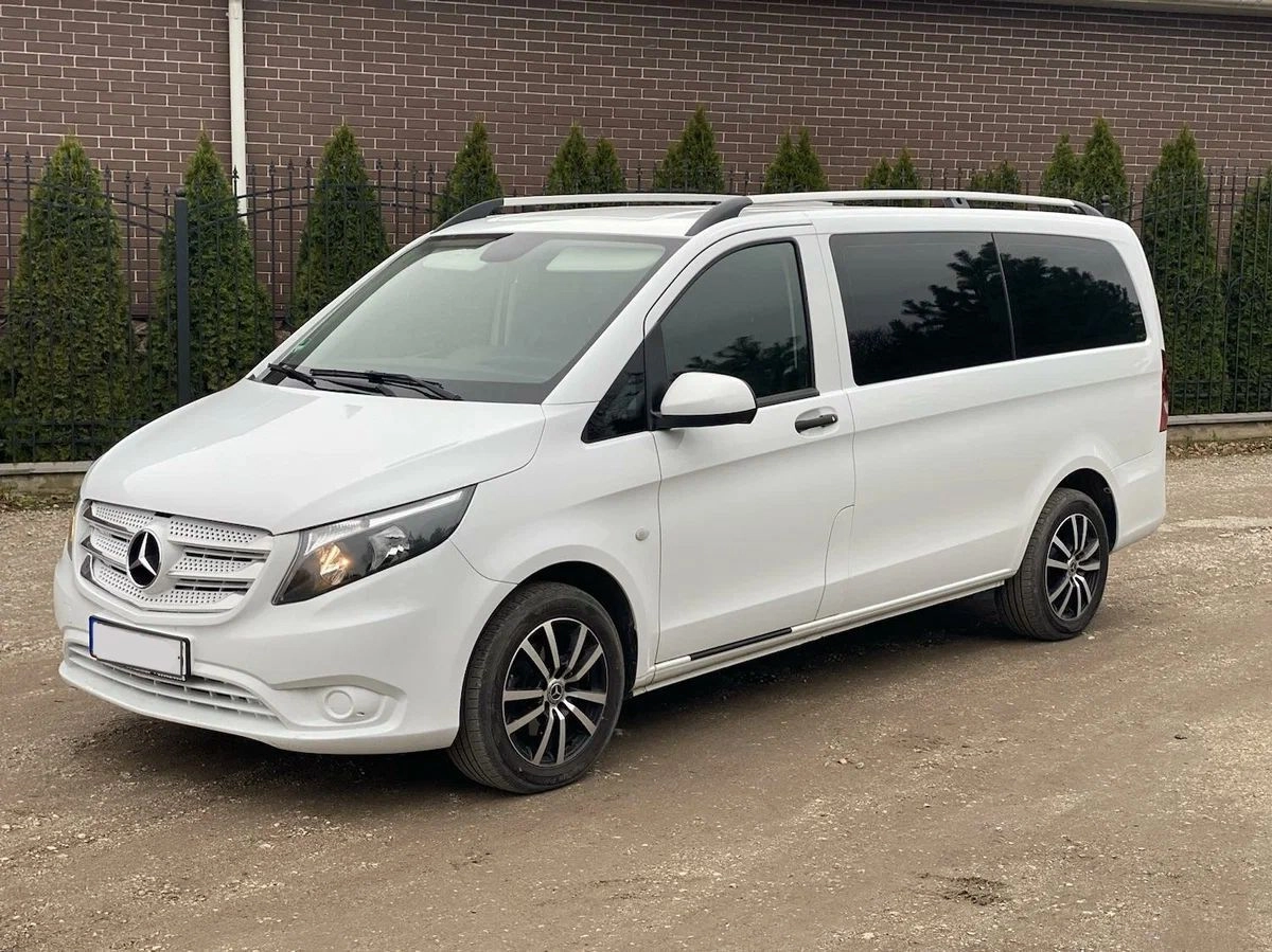 Аренда минивэнов Mercedes-Benz Vito W447 белый 2019 с водителем в Москве,  цена от 2000 р/ч